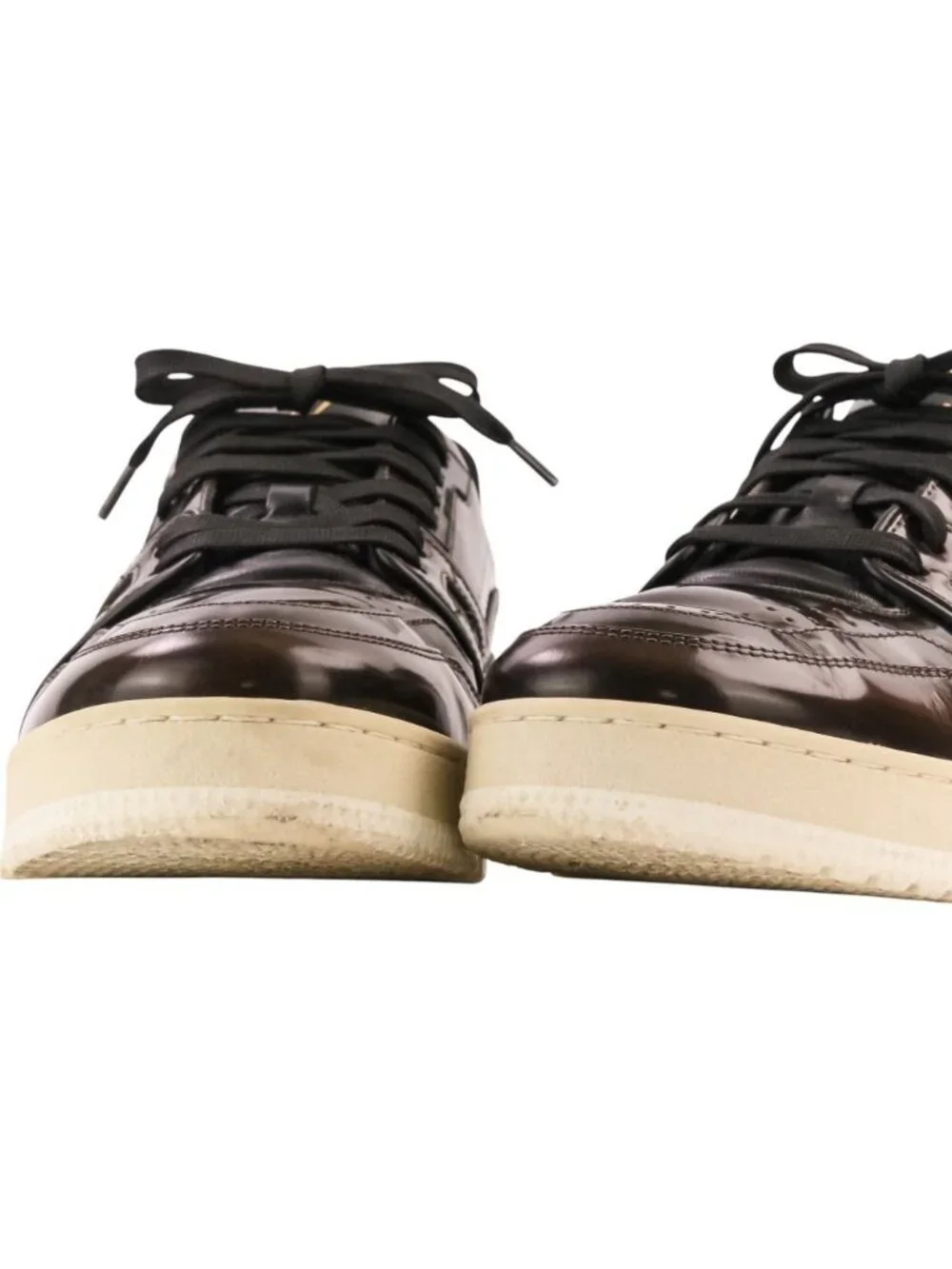 Louis Vuitton LV Trainer Leather Low Cut Sneakers Brown 6.5